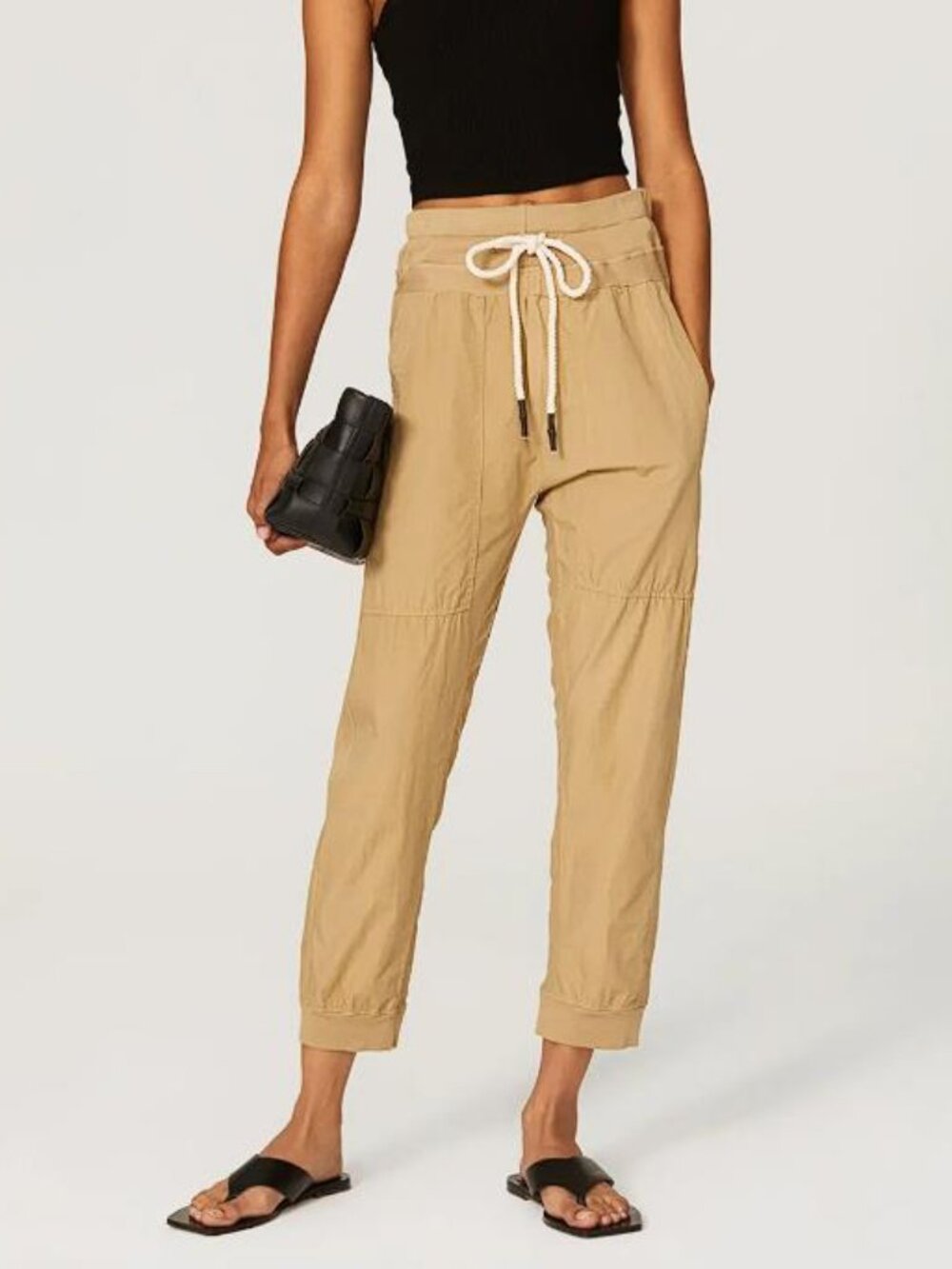 BASSIKE Women's Tan Utility Pants